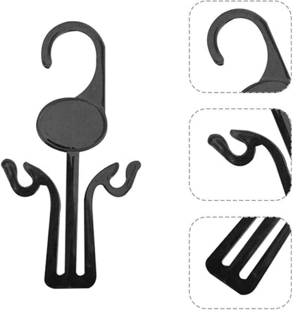 MAGICLULU 30Pcs Shoe Hanger Hooks 7.08X3.54In Slipper Drying Rack Hanging Shoe Organizer for Closet Entryway Storage Plastic Display Hangers