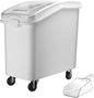 Ingredient Storage Bin,26 Gallon Dispenser Bin with Scoop for Dry Food, Sugar, Baking Supplies,Kitchen Rice Cereal Flour Bin,BPA Free,Pet Food Storage Container,Dog Cat Birds Food (26 Gallon)
