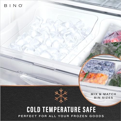 BINO | Plastic Organizer Bins, Small - 8 Pack | The SOHO Collection | Multi-Use Plastic Bin | Pantry & Freezer Organizer Bin | Storage Containers | Bins for Home & Kitchen Org - Image 6