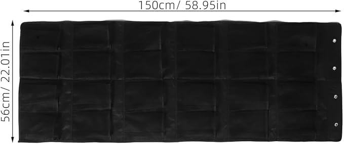 IMIKEYA Hanging Shoe Organizer over The Door 24 Pockets Black Mesh Storage Bag Space-saving Shoe Rack for Closet Bedroom Dorm Room