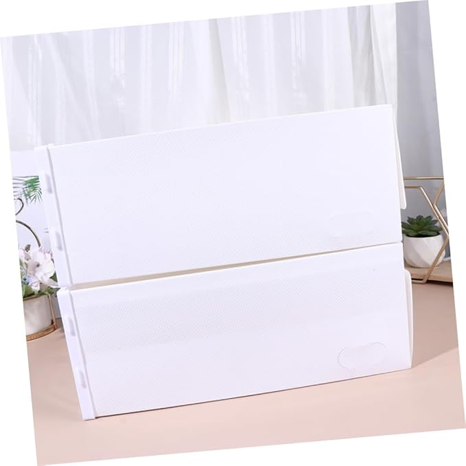 iplusmile 6pcs Transparent Shoe Storage Boxes Thickened PP Material Drawer Organizer for High Heels Sneakers Slippers Boots Protective Stackable Shoe Display Containers