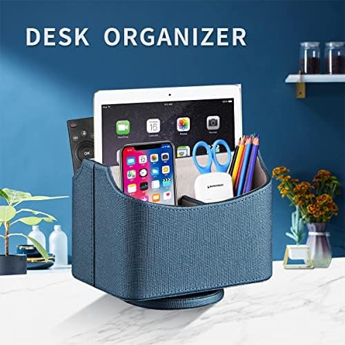 360° Rotatable Remote Control Holder,TV Remote Caddy for Nightstand Table - Image 2