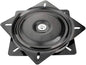 8 Inch Black Heavy Duty Painted Square Turntable 360 Degree Rotating Iron Turntable