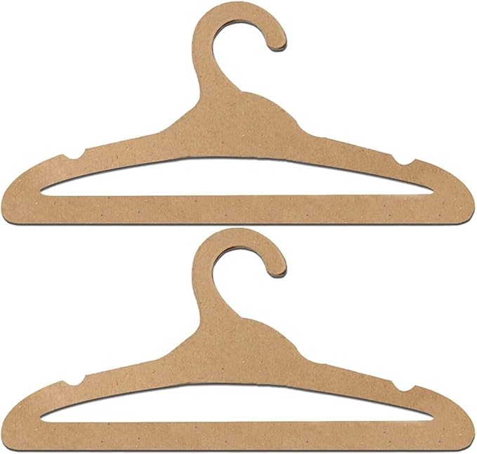 20 PCS Cardboard Hangers, Environmentally Friendly Recycled Paper Clothes Hangers for Adults (15.7x7.5in)