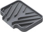 Sponge Holder for Kitchen Sink, Dish Sponge Holder & Soap Tray with Drain, Bathroom Sink Sponge Drying Rack & Perfect Organizer for Dispenser,Bottle,Cup on Sinks or Counter(5"x 3.5"Gray)