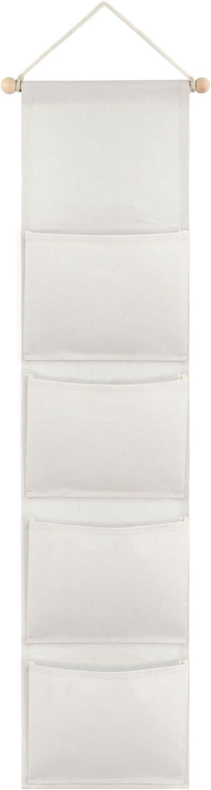 RUNROLE 8 Inch Narrow Fish Extender to Right Fit the Cabin Door - 1, 2, 3, 4, 5 Pocket, Blank White for Easy Customization, 2026 &2027 FE for Gift Exchanges and Pixie Dust