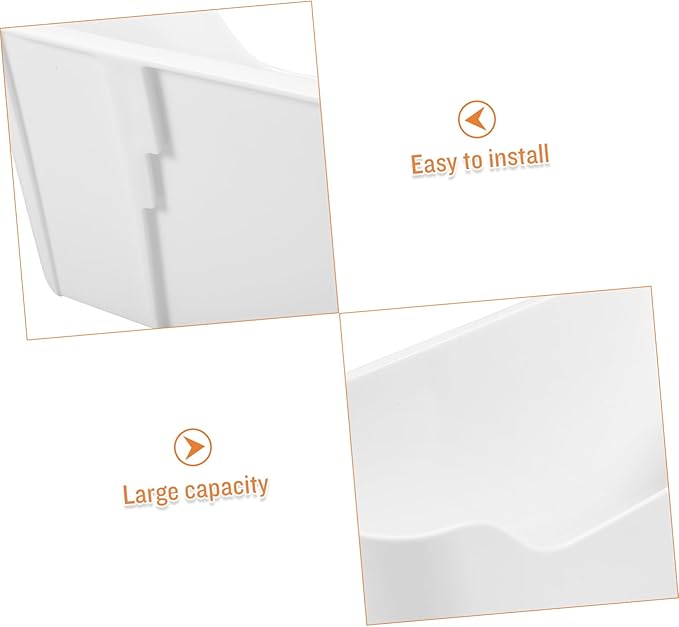2pcs Kitchen Wall Mount Shelves Water Bottle Storage Adhesive Cabinet Door Organizer