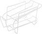 NUOBESTY Automatic Covering Position Iron Rack Can Storage Organizer White Refrigerator Fridge Beverage Dispenser for Kitchen and Home