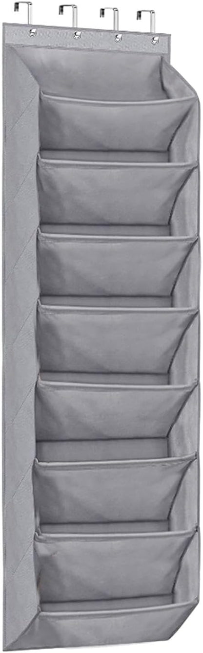 Yajuyi Hanging Shoe Rack Over the Door Shoe Organizer Hanging Storage Bag Shoe Holder Foldable Oxford Large Capacity Suitable for Dormitory Bedroom