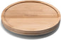 9" Bamboo Lazy Susan Revolution Turntable w/Rim – Rotating Bamboo Organizer Tray for Kitchen, Spices, Table, or Bathroom, Non-Slip, 360° Turnable