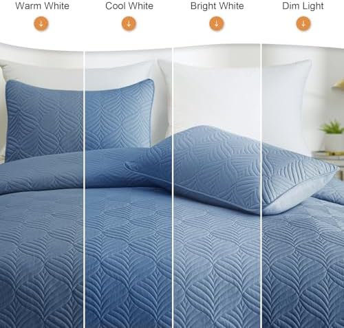 Whale Flotilla Extra Soft Twin Quilt Bedding Set, Lightweight Bedspreads - Image 5