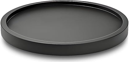 10" Black Bamboo Lazy Susan Organizer Kitchen Turntable for Cabinet Pantry Table Organization
