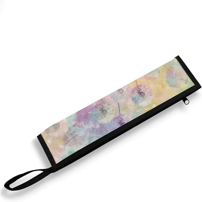 Cutlery Storage Bag Travel Silverware Cloth Bags for Travel Tableware Carrying Bag Travel Silverware Case Utensil Pouch Utensil Case,Tie Dye Dandelion