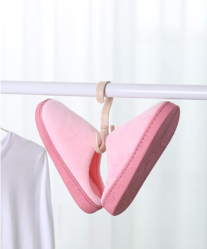 2PCS Rotating Handbag Hanger, Scarf Tie Rack Hooks Hoodie Hanger 360 Degree Rotating Closet Organizers with 4 Claws Multifunctional Closet Handbag Hook Scarf Hanging (Green)