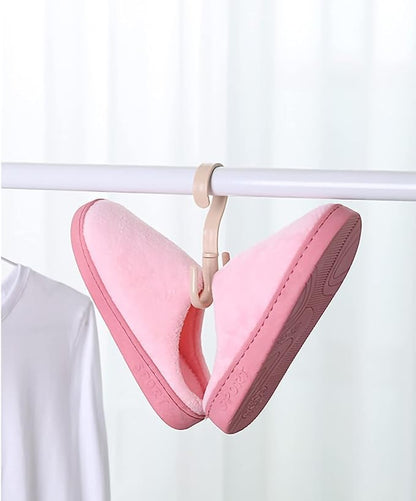 2PCS Rotating Handbag Hanger, Scarf Tie Rack Hooks Hoodie Hanger 360 Degree Rotating Closet Organizers with 4 Claws Multifunctional Closet Handbag Hook Scarf Hanging (Green)