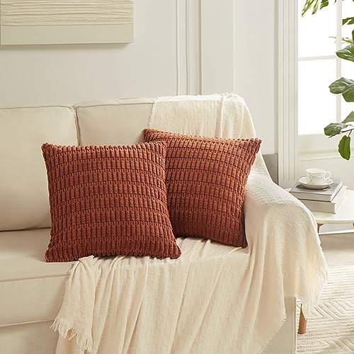 Fancy Homi 4 Packs Decorative Throw Pillow Covers for Living Room Couch Bed, Modern Farmhouse Boho Home Décor Accent Cushion Case, 20" x 12", Fall - Image 6