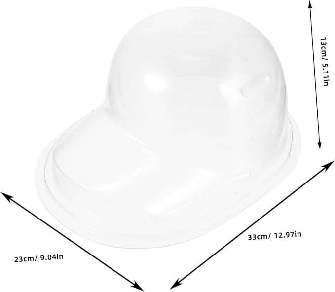 DOITOOL Baseball Cap Display Case, Transparent Plastic, 2 Pack