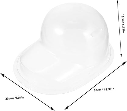 DOITOOL Baseball Cap Display Case, Transparent Plastic, 2 Pack