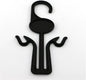 Slipper Holder 100pcs Plastic Slippers Hanger, Flip Flop Sandals Loafer Hanging Hooks, Multifunctional Flip-Flops Shoe Display Rack Holder for Home(Black 100pcs)
