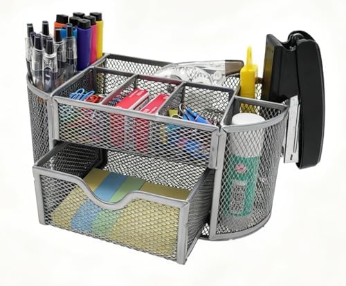 Mesh Pen Holder Desk Organizer by XINGXINRONG