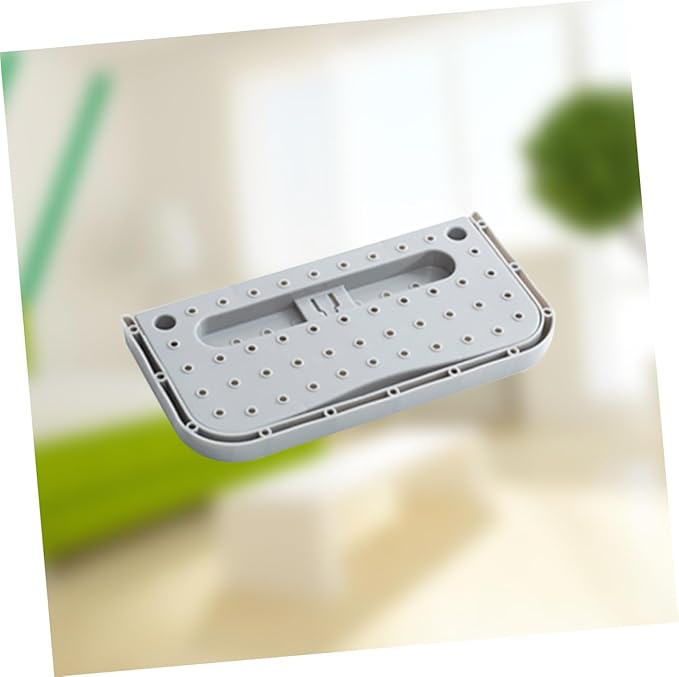 Cabilock Wall-mounted Shoe Storage Rack Non-slip Abs Plastic Hanging Shoe Holder for Closet Door Space Saving Organizer Grey