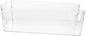 Refrigerator Organizer Bin for Drinks Clear Rolling Soda Can Dispenser with Drawer Design Space-saving Beverage Holder for Beer Soda and More for Fridge Storage