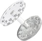 Healeved Heart-Shaped Transparent Acrylic Nail Art Brush Holder Stand for Uv Gel Pens Portable Nail Holder Organizer Compact Cosmetic Display Case 3.42X3.34X2.67In