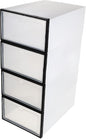 4pcs Thickened Plastic Shoe Storage Cases and Household Organizers for Home and Closet Use