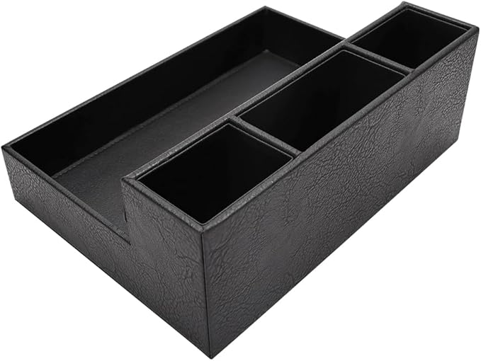 Barber Storage Box,Hairdressing Tool Holder, Multifunctional Detachable Large Storage Box, Shear Holder PU Leather Salon Scissors Holder, Hair Cutting Tools Storage Case for Barber Accessories(Small)