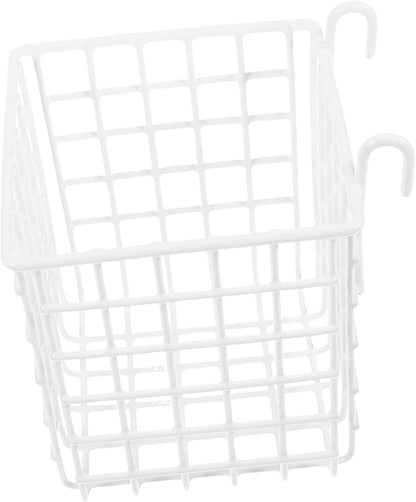 Cabilock 2pcs Wire Hanging Basket Storage Rack Iron over The Door Organizer for Kitchen Bathroom and Bedroom Sturdy Multi-functional Design for Utensils and More Elegant Mesh Style