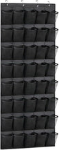 GANNEPIE Over The Door Shoe Organizer, 40 Pockets Heavy-Duty Hanging Shoe Rack, Black Space-Saving Storage for Sneakers & Sundries