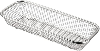 Stainless Steel Utensil Drying Rack: Stainless Steel Utensils Holder Dishwasher Silverware Basket Flatware Drying Rack Kitchen Counter Basket Organizer for Chopsticks, Spoons, Forks, Knifes