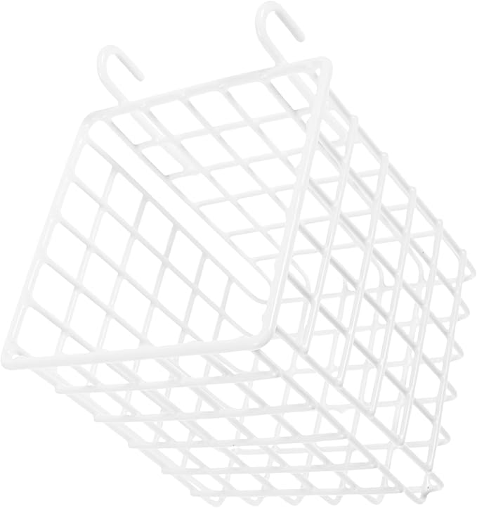 Cabilock 3pcs Wire Storage Basket for Wall Organization Hanging Rack for Kitchen Bathroom Pantry Space-saving Design Capacity for Easy Access to Essentials