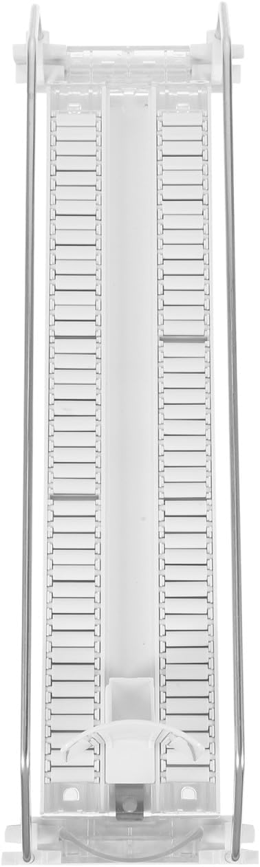 Cabilock Abs Material Drink Organizer Smooth Glide Pusher Drink Dispenser for Fridge