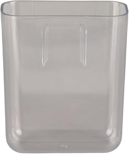 Wall Mounted Storage Organizer, Transparent Cabinet Door and Bathroom Wall Organizer for Office, Strong Adhesive Mounting, Clear Desktop and Wall Storage Solution (S)