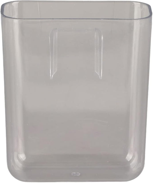 Wall Mounted Storage Organizer, Transparent Cabinet Door and Bathroom Wall Organizer for Office, Strong Adhesive Mounting, Clear Desktop and Wall Storage Solution (S)