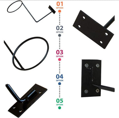 Helmet Display Rack, Motorcycle Bicycle Helmet Holder - Hanger Rack Jacket Hook Screws Wig Ball Storage Holder- Wall Mounted Hook for Coats,Hats, Caps - Fixed with Four Screws