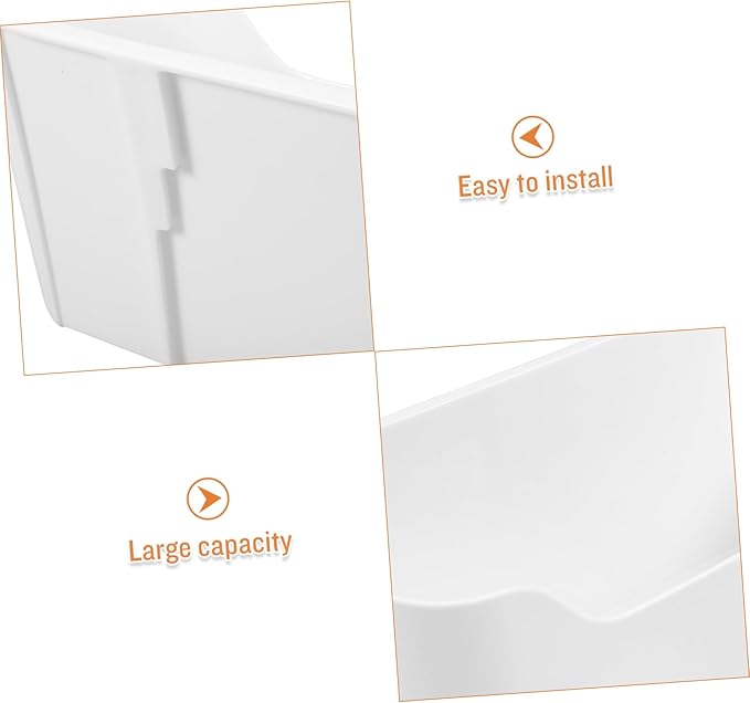 2pcs Bathroom Wall Organizer Wall Mount Kitchen Shelves No Drilling Reusable Remote Storage Box Stationery Organizer Space Saver