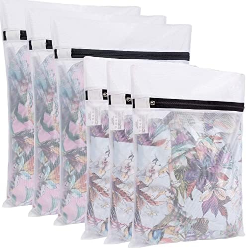 BAGAIL Laundry Bags Mesh Wash Bag for Intimates Lingerie and Delicates,6Pcs(3L,3M) by BAGAIL