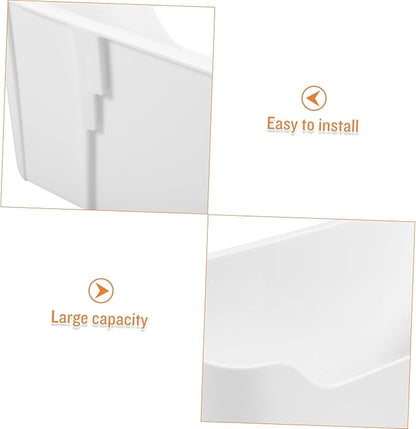 KICHOUSE 2pcs Wall Mount Kitchen Shelves Bottle Organizer Storage Case for Bathroom Kitchen Accessories