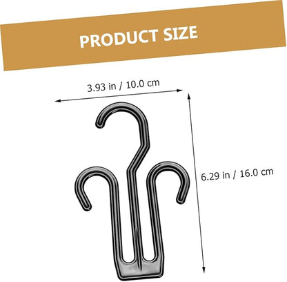 VICASKY 12pcs Plastic Shoe Drying Hooks Double Hook Design Sturdy Multi Functional Shoe Organizer for Closet and Door Hanging Lightweight Space Saving Holder for Quick Drying and Shape