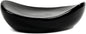 Ceramic Soap Dish Holder, for Bathroom,Tub and Kitchen Sink (Black)