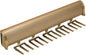 TAG Hardware Designer 15 Hook Full Extension Telescopic Tie Rack Closet Organizer (MATT Gold)