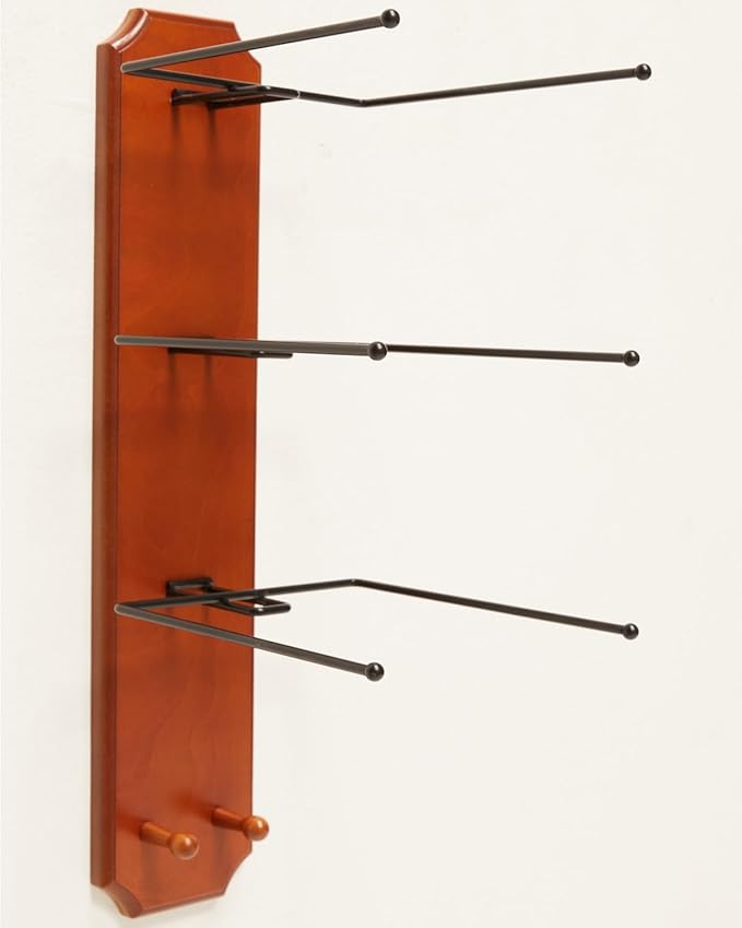 Bb Ranch Unisex Ranch&Reg; Rolled Oak 3 Tiered Cowboy Hat Rack Light Brown One Size