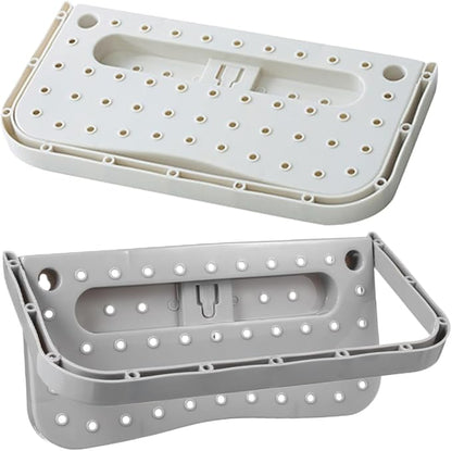 Healifty 2pcs Shoe Rack Hanging Wall Mounted Organizer No-drill Suction Cup -saving Wall-mounted Storage for Shoes Boots Slippers