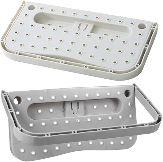Healifty 2pcs Shoe Rack Hanging Wall Mounted Organizer No-drill Suction Cup -saving Wall-mounted Storage for Shoes Boots Slippers
