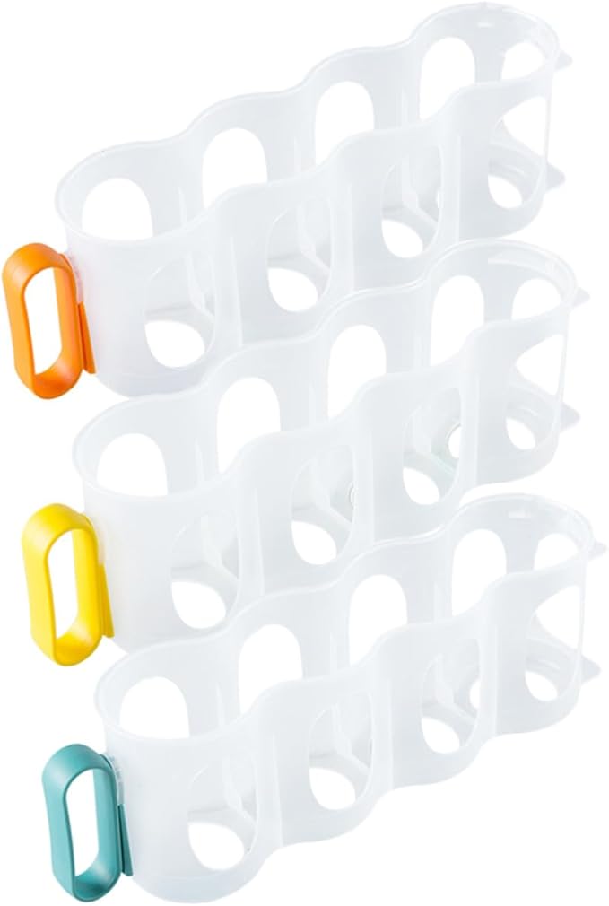 3pcs Drink Can Organizer Versatile Fridge Storage Holders for Beer Soda and Kitchen Cans Design for Easy Organization Kitchen Bar Office Spaces