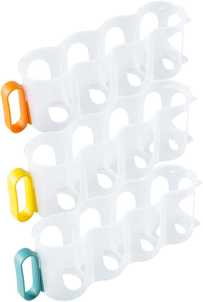 3pcs Drink Can Organizer Versatile Fridge Storage Holders for Beer Soda and Kitchen Cans Design for Easy Organization Kitchen Bar Office Spaces