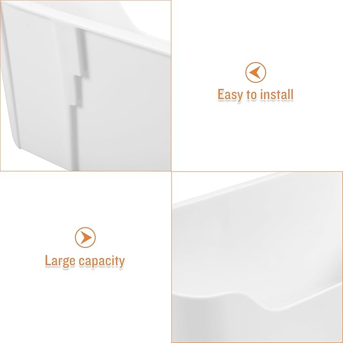 2pcs Wall Mount Cabinet Door Organizer No Drilling Storage for Kitchen and Bathroom Hanging Basket for Spices and Sundries Compact and Easy to Install