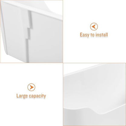 2pcs Wall Mount Cabinet Door Organizer No Drilling Storage for Kitchen and Bathroom Hanging Basket for Spices and Sundries Compact and Easy to Install